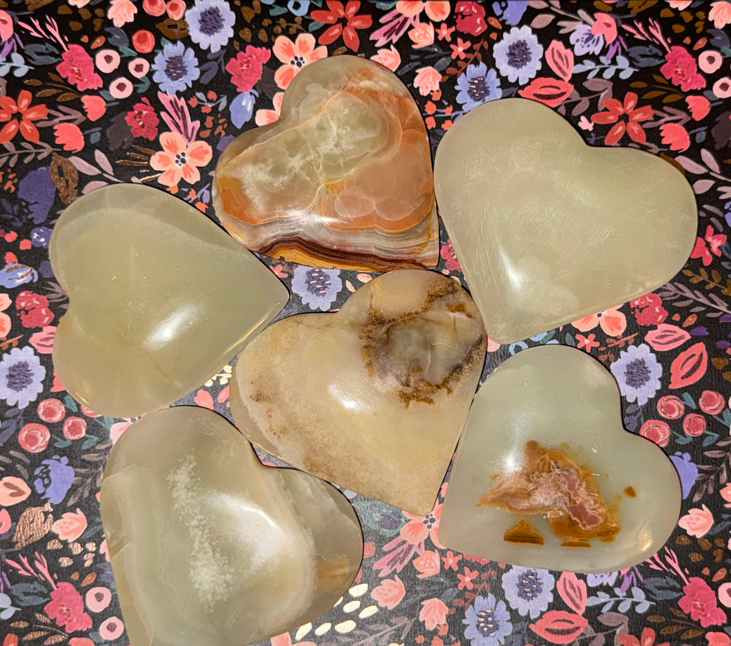 Green Onyx Heart (Big)