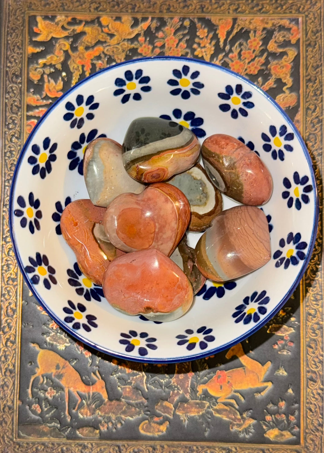 Polychrome Jasper Heart