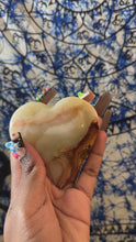 Load and play video in Gallery viewer, Green Onyx Heart (Big)
